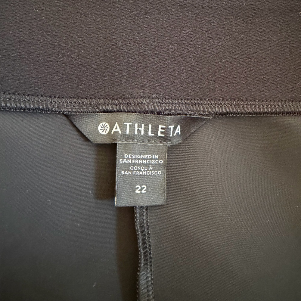 ATHLETA Black NWT Stellar Skinny Legging Tight Size 22 - Picture 12 of 12